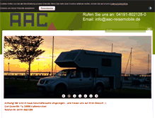 Tablet Screenshot of aac-reisemobile.de